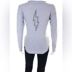 Zadig and Voltaire classic long sleeve tee sz S